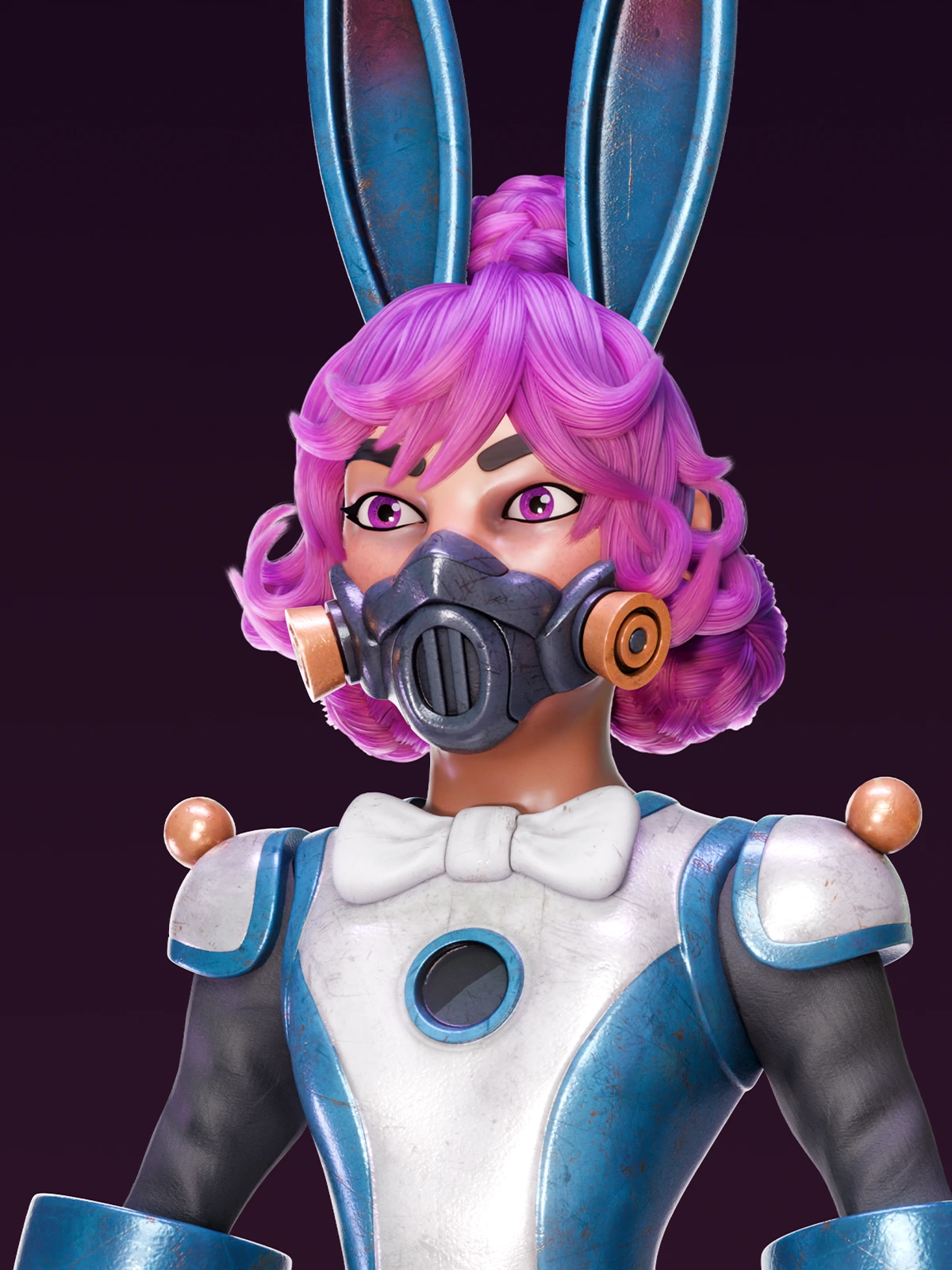 Agnes — face / mask detail