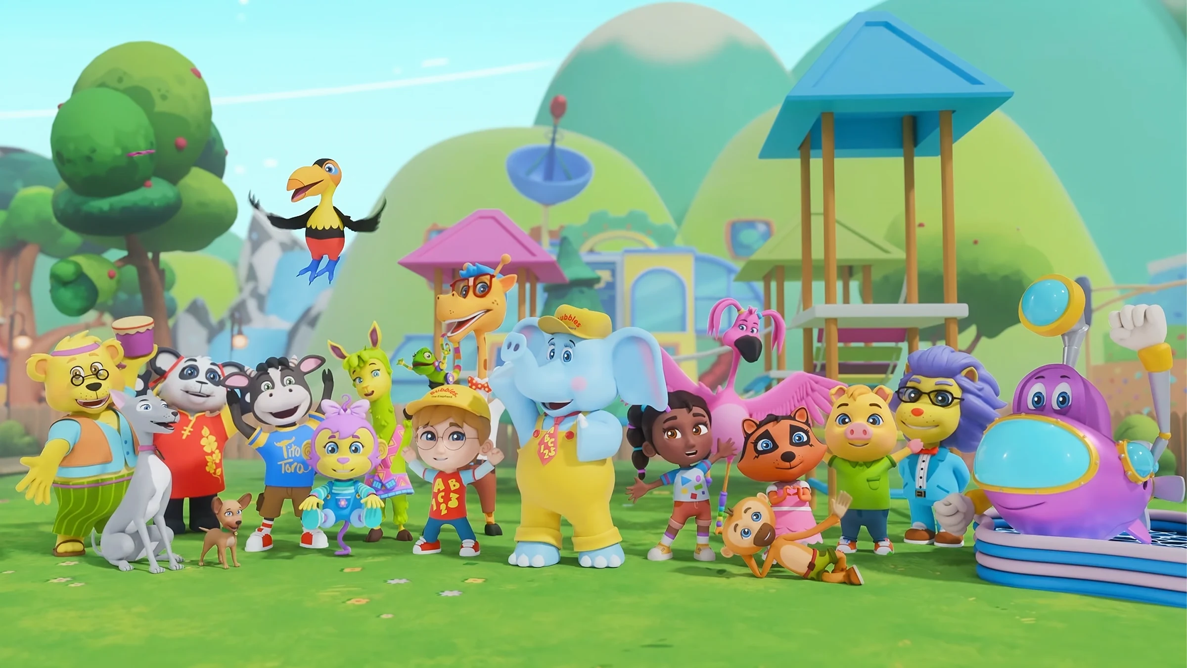Bubbles and Friends — Cast