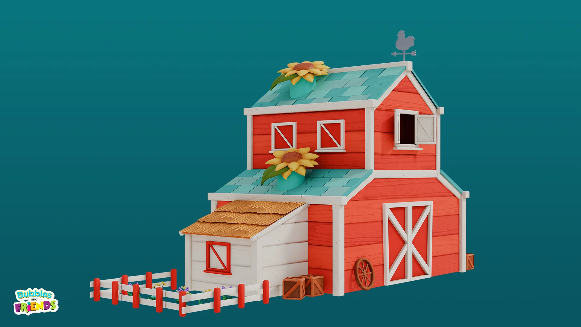 Barn — clean render