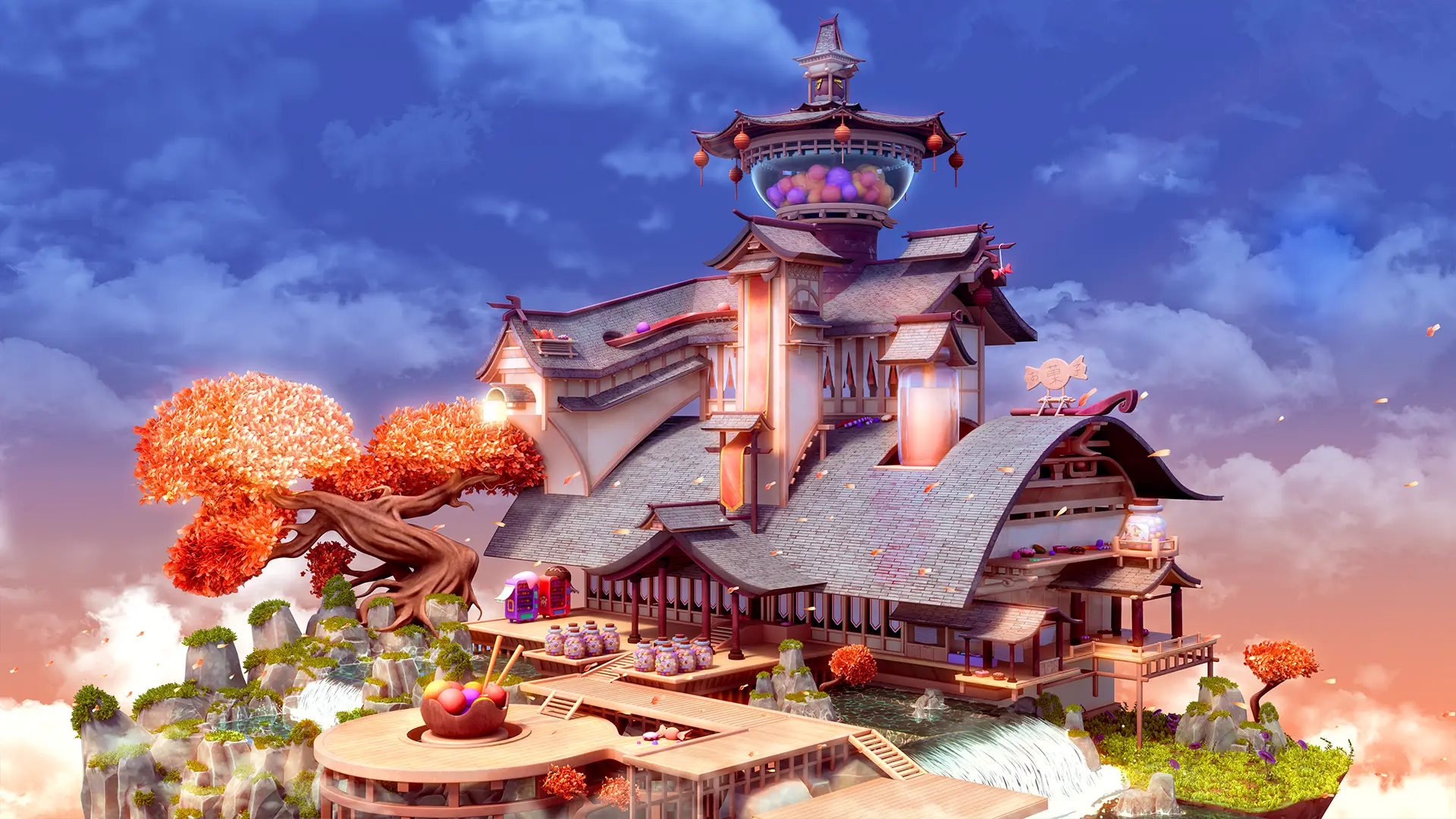 Gum House — final render