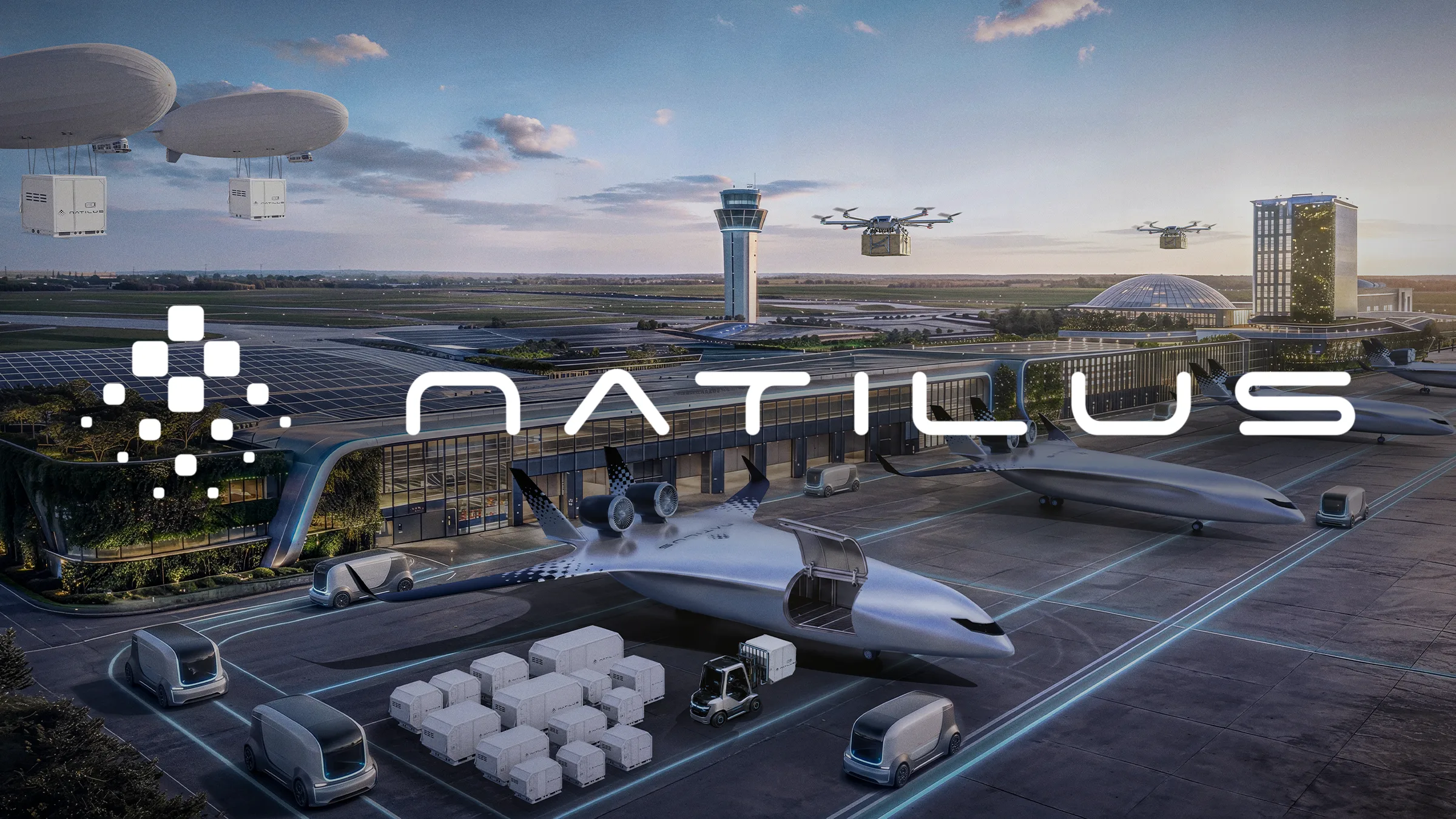 Natilus — Futuristic Airport composite
