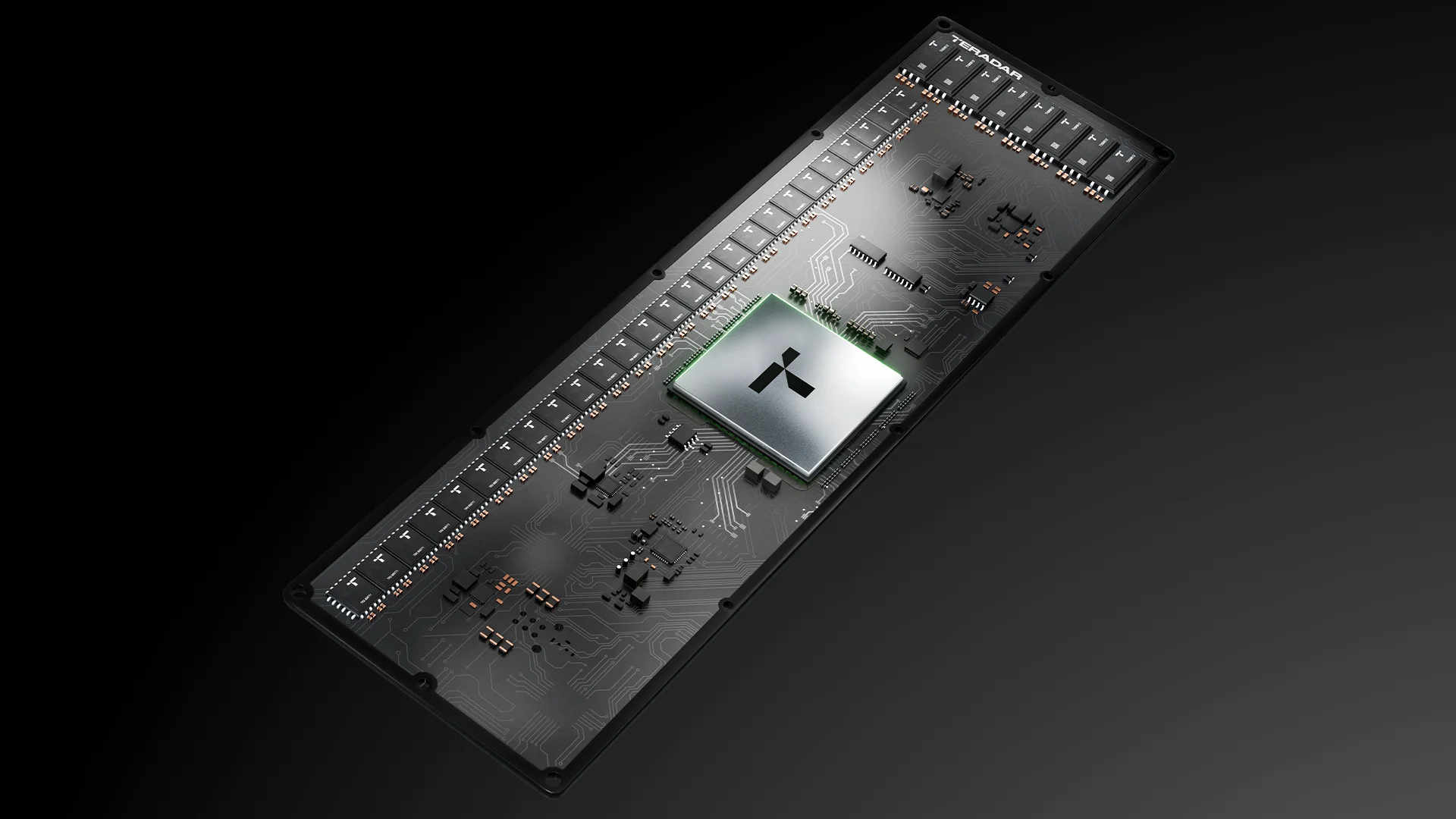 Teradar — device render, top view