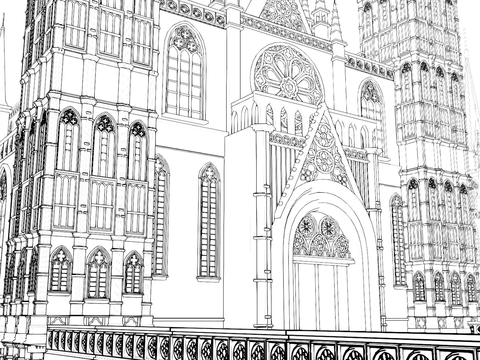 Render with the Black and White preset