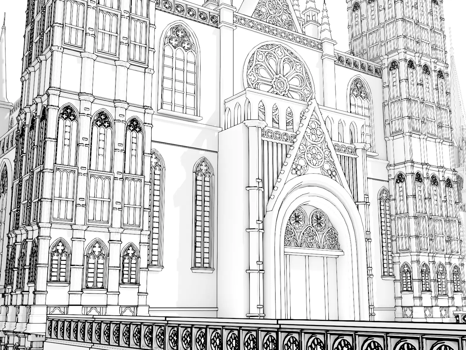 Render with the Sketch Style preset